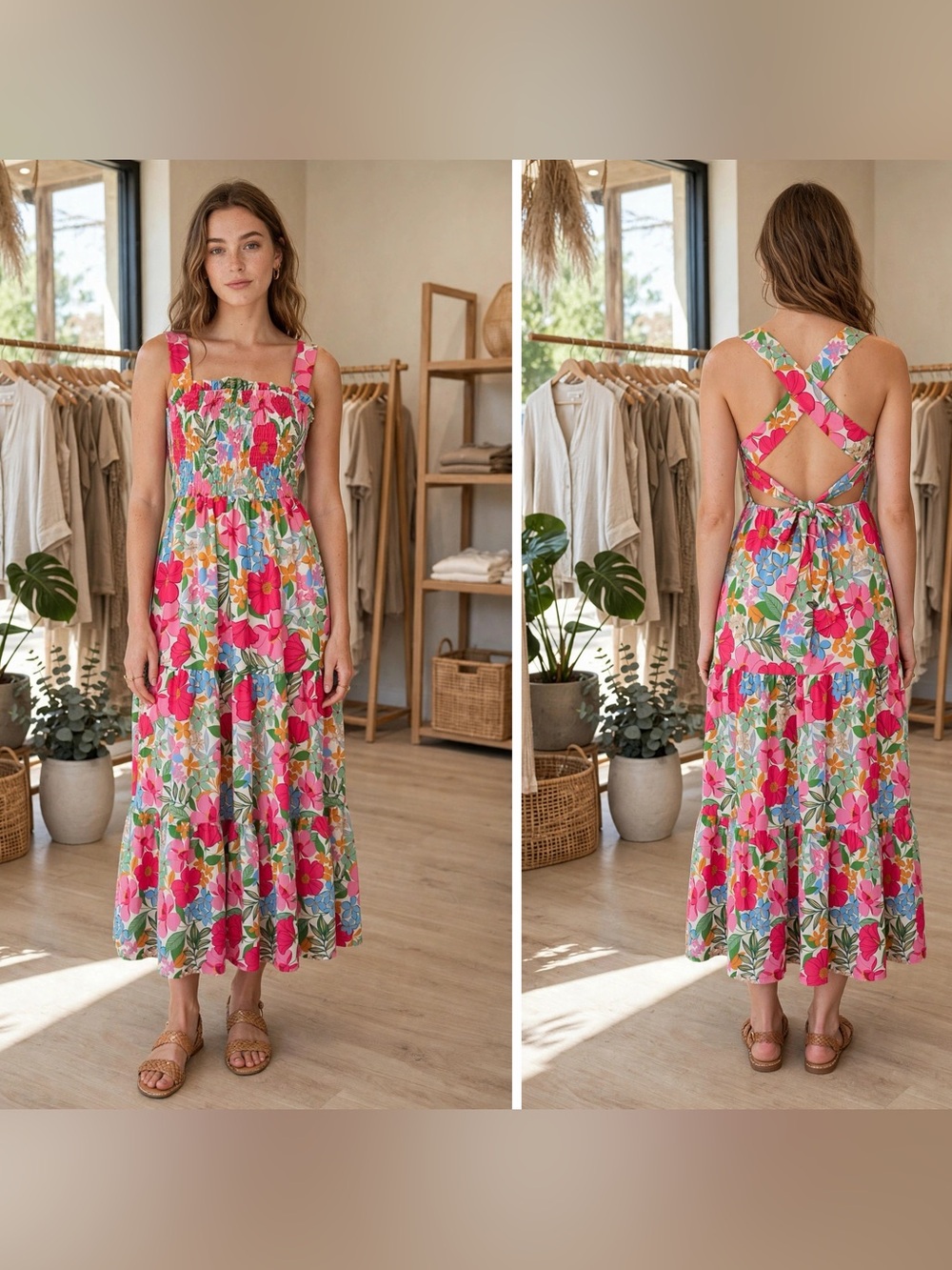 vici floral  dress